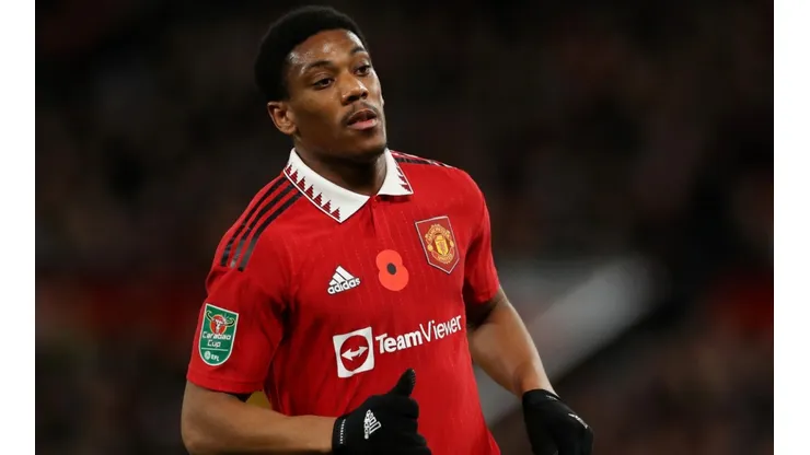 Anthony Martial with Manchester United