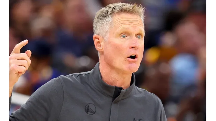 Golden State Warriors head coach Steve Ker