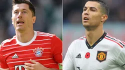 Robert Lewandowski and Cristiano Ronaldo