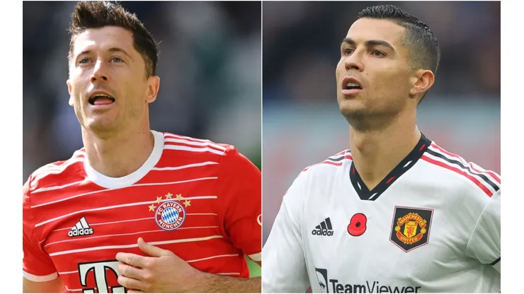 Robert Lewandowski and Cristiano Ronaldo