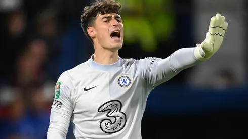 Kepa playing for Chelsea