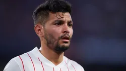 Corona in a game between Sevilla and West Ham United