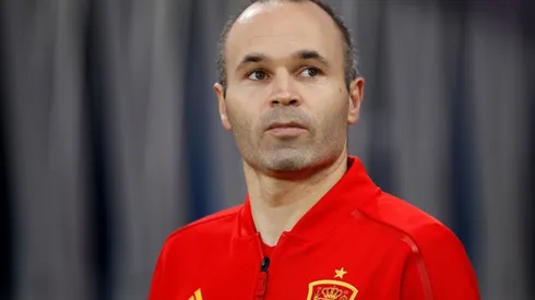 Iniesta of Spain and FC Barcelona, he's playing for a Japanese team in 2022