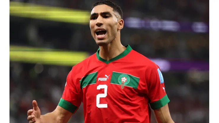 Achraf Hakimi of Morocco