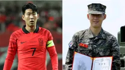 Son Heung-min had to complete mandatory military service in South Korea.