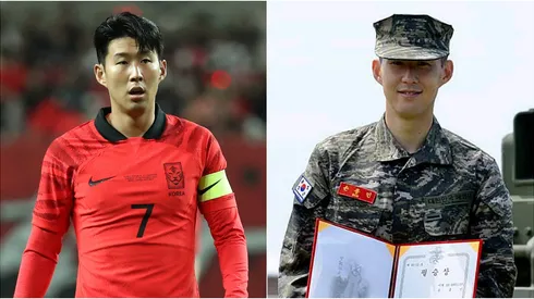 Son Heung-min had to complete mandatory military service in South Korea.