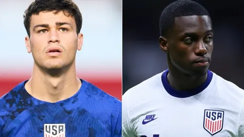 Gio Reyna and Tim Weah