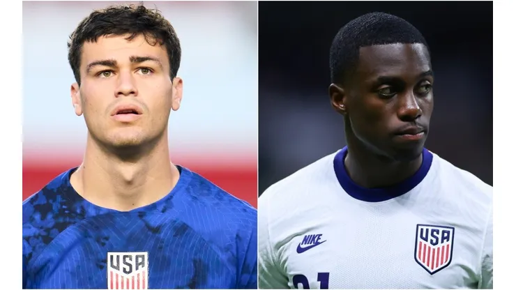 Gio Reyna and Tim Weah