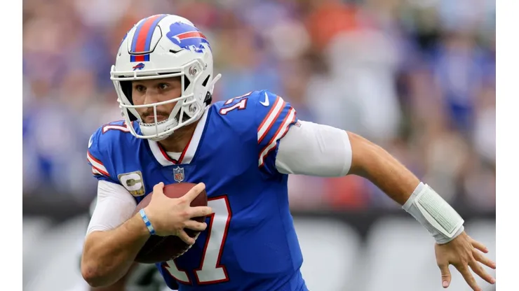 QB Josh Allen is listed as questionable