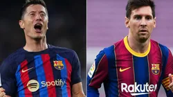 Robert Lewandowski and Lionel Messi