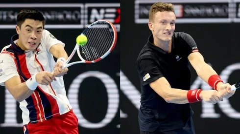 Brandon Nakashima (left) and Jiri Lehecka (right)