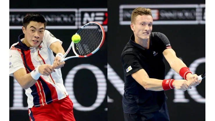 Brandon Nakashima (left) and Jiri Lehecka (right)