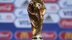 The FIFA World Cup trophy