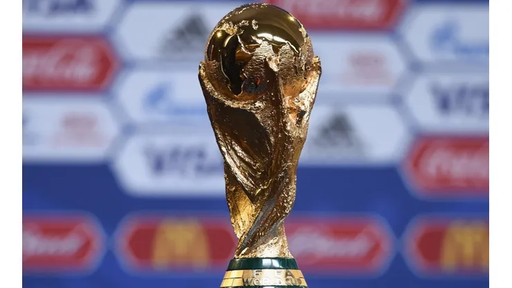 The FIFA World Cup trophy