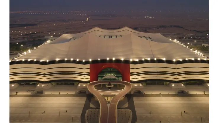 An aerial view of Al Bayt in Al Khor, Qatar