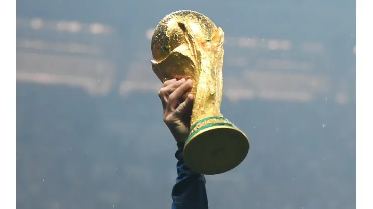 The FIFA World Cup trophy.