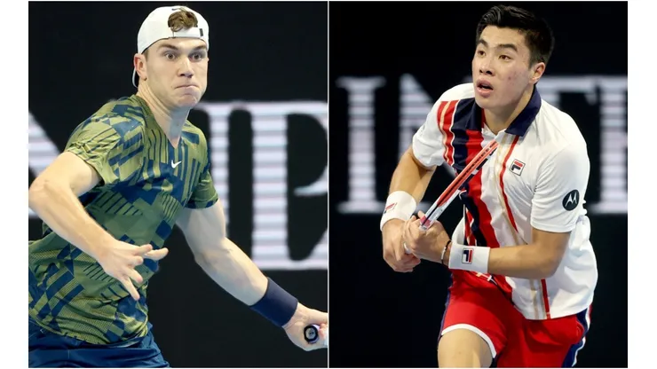 Brandon Nakashima of United States and Jack Draper of Great Britain