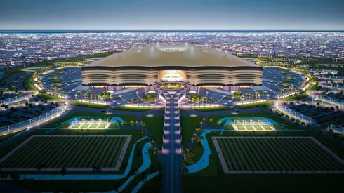 Impression of the Al Bayt Stadium in Al Khor City.