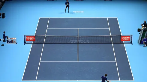 A male singles match during the 2021 ATP Finals