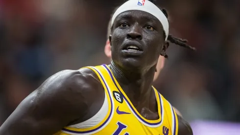Wenyen Gabriel of the Los Angeles Lakers