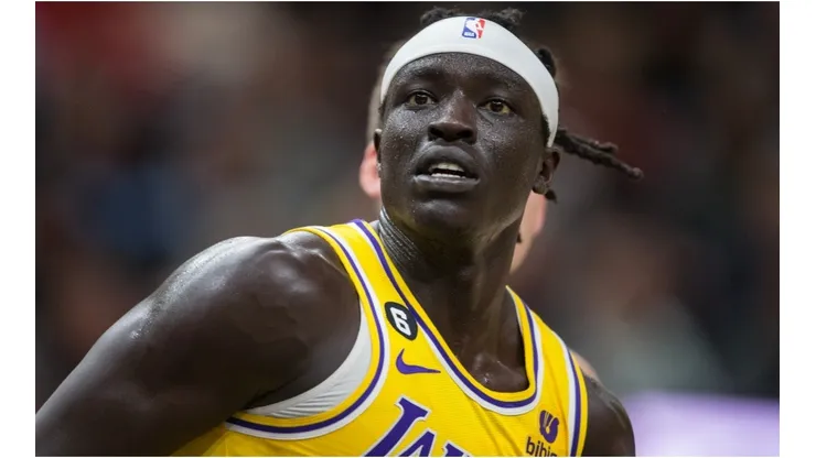 Wenyen Gabriel of the Los Angeles Lakers