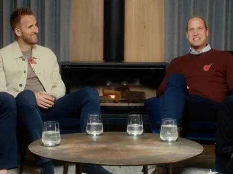 Prince William makes cringe worthy comment to England striker Harry Kane