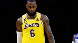 LeBron James of the Los Angeles Lakers