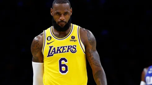 LeBron James of the Los Angeles Lakers
