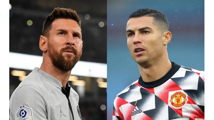 Lionel Messi (PSG, Left), Cristiano Ronaldo (Manchester United, Right) - 2022
