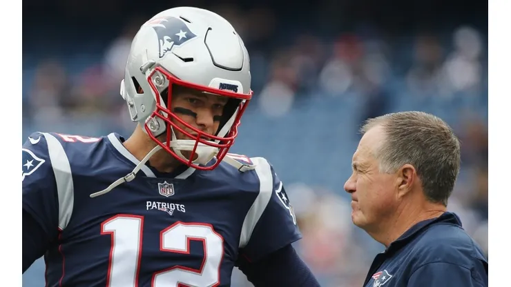 Tom Brady (Left), Bill Belichick (Right) - New England Patriots - NFL 2018