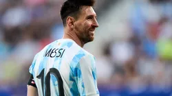 Lionel Messi with Argentina