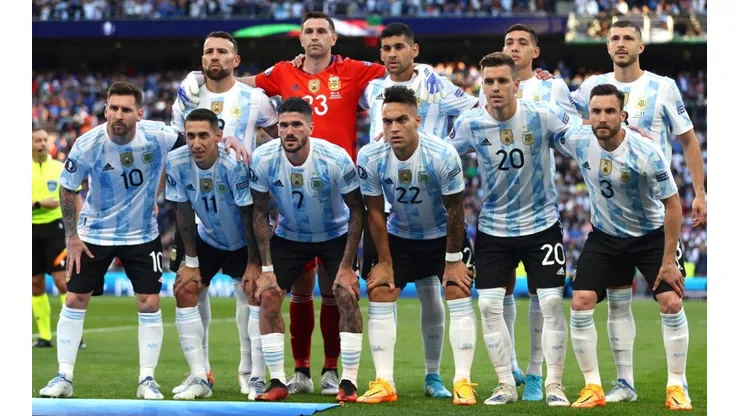 Argentina in the 2022 Finalissima at Wembley