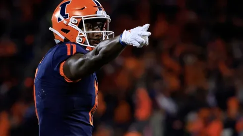 Jonah Morris of the Illinois Fighting Illini