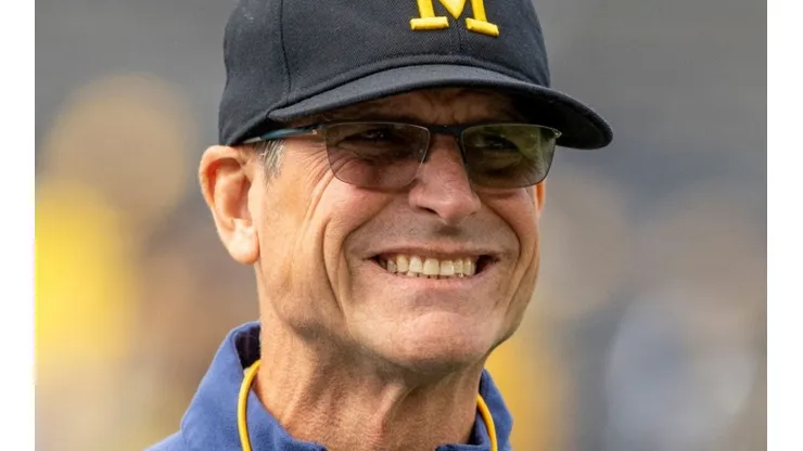 HC Jim Harbaugh of the Wolverines