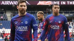 Lionel Messi, Neymar, and Kylian Mbappe of PSG