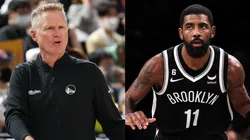 Steve Kerr (Golden State Warriors, Left), Kyrie Irving (Broolyn Nets, Right) - NBA 2022