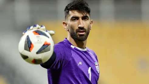 Iran national team goalkeeper Alireza Beiranvand.