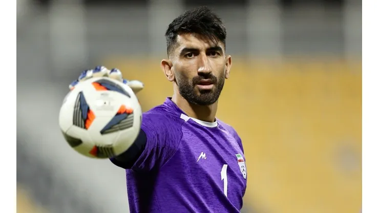 Iran national team goalkeeper Alireza Beiranvand.