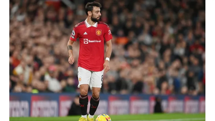 Bruno Fernandes in the 1-0 win of Manchester United vs West Ham
