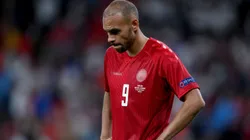 Martin Braithwaite after the 2020 Euro semifinals vs England