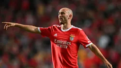 Fredrik Aursnes of SL Benfica in a UCL game