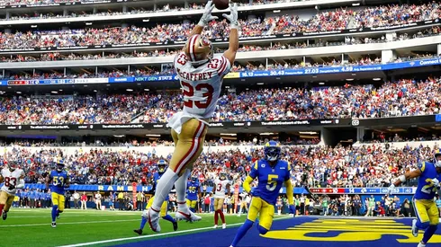 Christian McCaffrey of the San Francisco 49ers