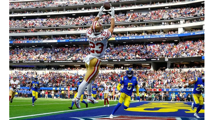 Christian McCaffrey of the San Francisco 49ers