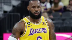 LeBron James of the Los Angeles Lakers