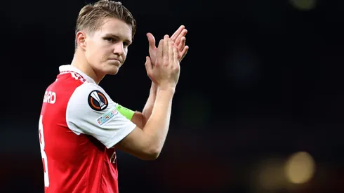 Martin Odegaard of Arsenal after the game vs PSV