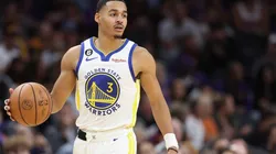 Jordan Poole of the Golden State Warriors