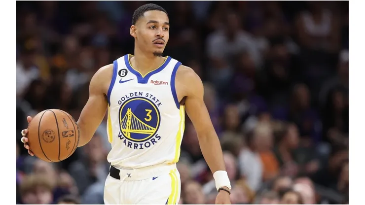 Jordan Poole of the Golden State Warriors