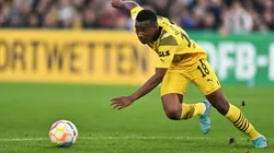 Youssoufa Moukoko of Borussia Dortmund