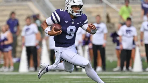 Adrian Martinez of the Kansas State Wildcats