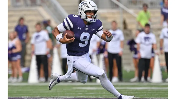 Adrian Martinez of the Kansas State Wildcats